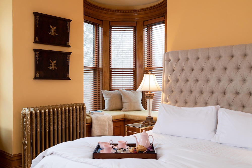 A gorgeous guest room at our La Crosse Bed and Breakfast, perfect for a romantic getaway in Wisconsin