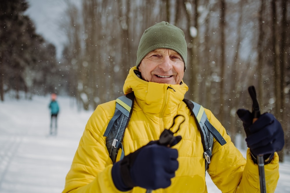 A man enjoying cross country skiing and all the things to do in La Crosse This winter, aside from skiing at Mt La Crosse Ski Area
